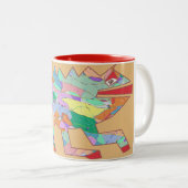 Tasse 2 Couleurs Lézard (Devant droit)