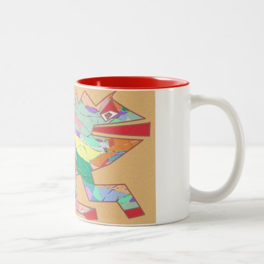 Tasse 2 Couleurs Lézard (Droit)