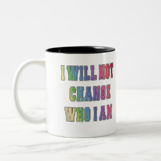 TASSE 2 COULEURS LGBTQ JE NE CHANGERAI PAS QUI JE SUIS