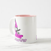 Tasse 2 Couleurs L'historien Dons Microscope Conception (Devant gauche)