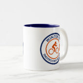 Tasse 2 Couleurs L'Hiver Est Snot Rocket Saison Cyclisme (Devant droit)