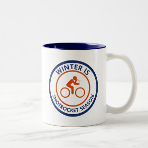Tasse 2 Couleurs L'Hiver Est Snot Rocket Saison Cyclisme