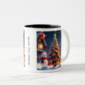 Tasse 2 Couleurs "L'hivernage chaud" (Devant droit)