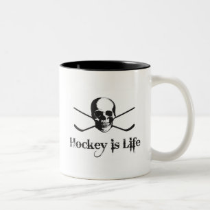 Tasse 2 Couleurs L'hockey est la vie