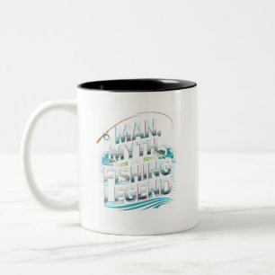 Tasse 2 Couleurs l'homme le mythe la légende de la pêche1