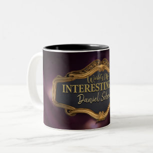 Tasse 2 Couleurs L'homme le plus intéressant du monde, personnalisé