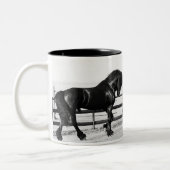 Tasse 2 Couleurs L'humilité des chevaux (Gauche)