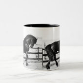 Tasse 2 Couleurs L'humilité des chevaux (Centre)