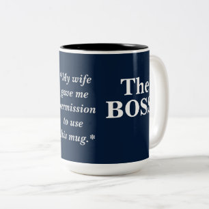 Tasse 2 Couleurs L'humour du patron