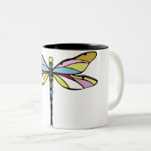 Tasse 2 Couleurs libellule (Devant droit)