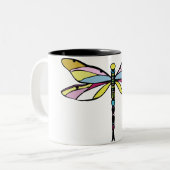 Tasse 2 Couleurs libellule (Devant gauche)