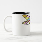 Tasse 2 Couleurs libellule (Gauche)