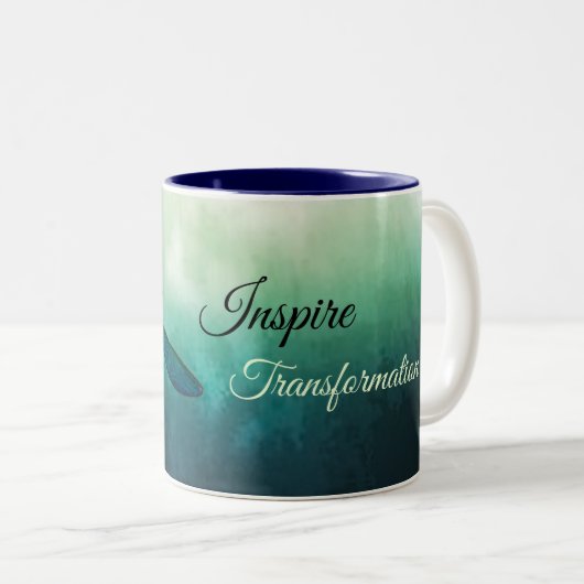 Tasse 2 Couleurs Libellule (Devant droit)