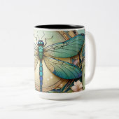 Tasse 2 Couleurs libellule (Devant droit)