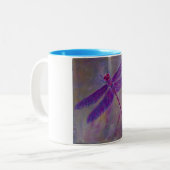 Tasse 2 Couleurs Libellule astrale de postluminescence (Devant gauche)