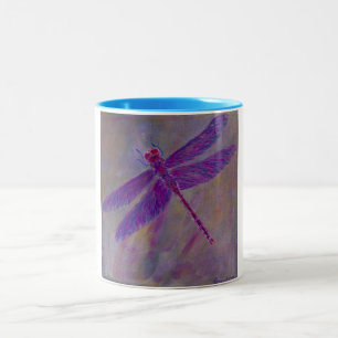 Tasse 2 Couleurs Libellule astrale de postluminescence
