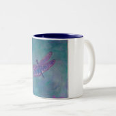Tasse 2 Couleurs Libellule d'écumoire de ciel (Devant droit)