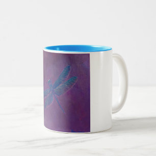 Tasse 2 Couleurs Libellule d'étincelle de coucher du soleil