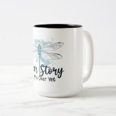 Tasse 2 Couleurs Libellule Inspirante (Devant droit)