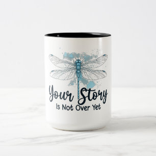 Tasse 2 Couleurs Libellule Inspirante