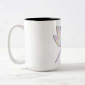 Tasse 2 Couleurs Libellule Inspirationnelle (Gauche)