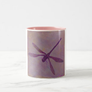 Tasse 2 Couleurs Libellule légère de parties scintillantes