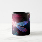 Tasse 2 Couleurs Libellule rouge lumineuse (Centre)