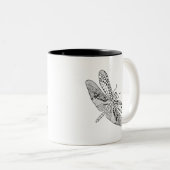 Tasse 2 Couleurs Libellule Zendoodle (Devant droit)
