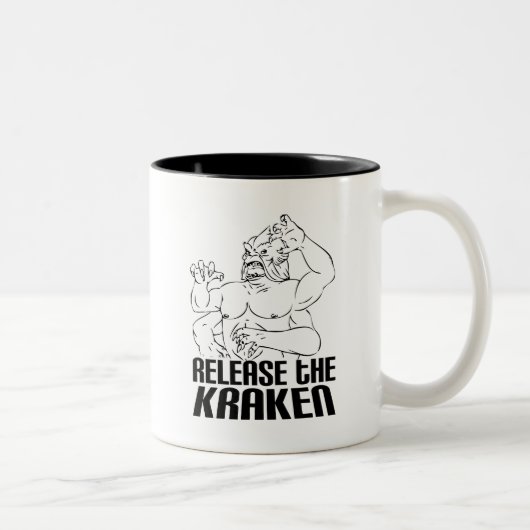 Tasse 2 Couleurs Libérez le Kraken (Droit)