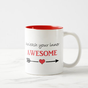 Tasse 2 Couleurs Libérez votre intérieur génial (L)