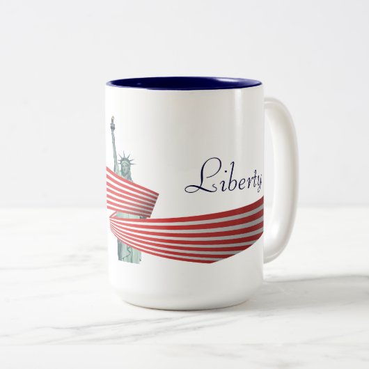 Tasse 2 Couleurs Liberté (Devant droit)