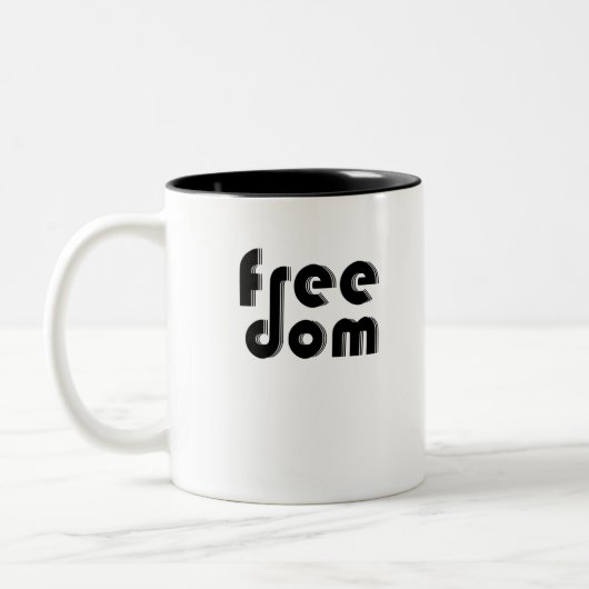 Tasse 2 Couleurs liberté (Gauche)
