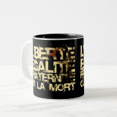 Tasse 2 Couleurs Liberte Egalite Fraternite : Révolution française (Devant gauche)