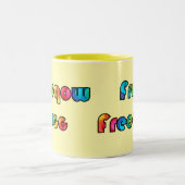 Tasse 2 Couleurs liberté libre (Centre)