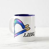 TASSE 2 COULEURS LIBRA.ZIQPU (Devant gauche)