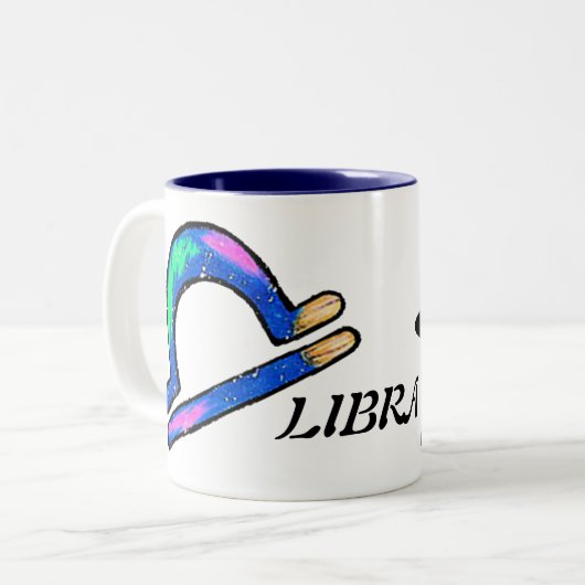 TASSE 2 COULEURS LIBRA.ZIQPU (Devant gauche)