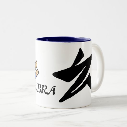 TASSE 2 COULEURS LIBRA.ZIQPU (Devant droit)