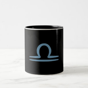 Tasse 2 Couleurs LIBRA Zodiaque Anniversaire Septembre Octobre Astr