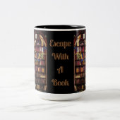 Tasse 2 Couleurs Librairie de livres (Centre)
