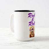 Tasse 2 Couleurs Librairie Rock and Roll (Devant gauche)