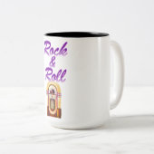 Tasse 2 Couleurs Librairie Rock and Roll (Devant droit)