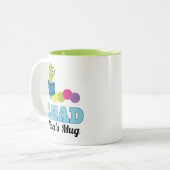 Tasse 2 Couleurs Librarian Librarian Cute Reading Cadeau (Devant gauche)