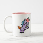 Tasse 2 Couleurs Licorne (Gauche)