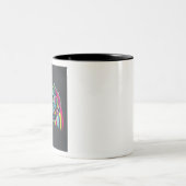 Tasse 2 Couleurs Licorne Zombie (Centre)