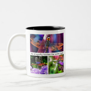 Tasse 2 Couleurs L'idiome La Libellule Touche L'eau Légèrement
