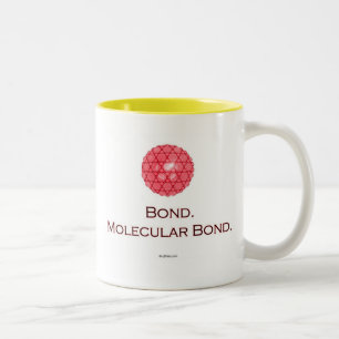 Tasse 2 Couleurs Lien. Lien moléculaire