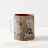 Tasse 2 Couleurs Lierre, iris et peinture de Dixie (Devant gauche)