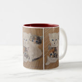 Tasse 2 Couleurs Lierre, iris et peinture de Dixie (Devant droit)