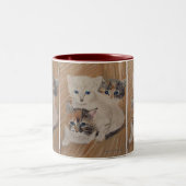 Tasse 2 Couleurs Lierre, iris et peinture de Dixie (Centre)