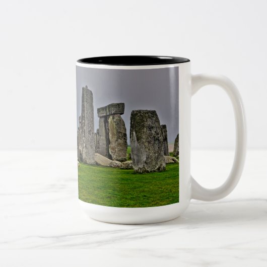 Tasse 2 Couleurs Lieu historique antique de Stonehenge (Droit)